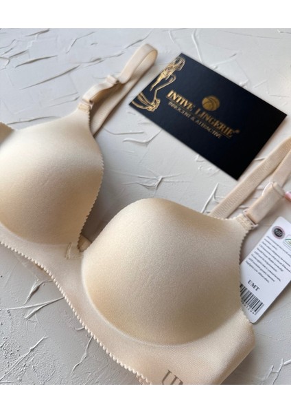 Angelina Push-Up Balensiz Dikişsiz V Yaka Ithal Kaliteli Düz Renk Iz Belli Etmez Sütyen modelleri