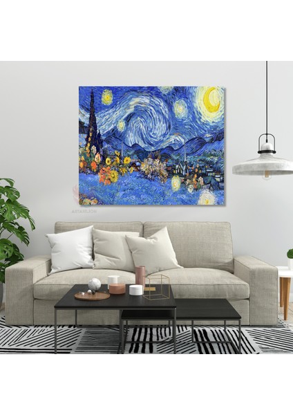 Kanvas Tablo Van Gogh Tablosu Ev Ofis Dekoru VAN-GOGH-123 Klasik Duvar Tablosu