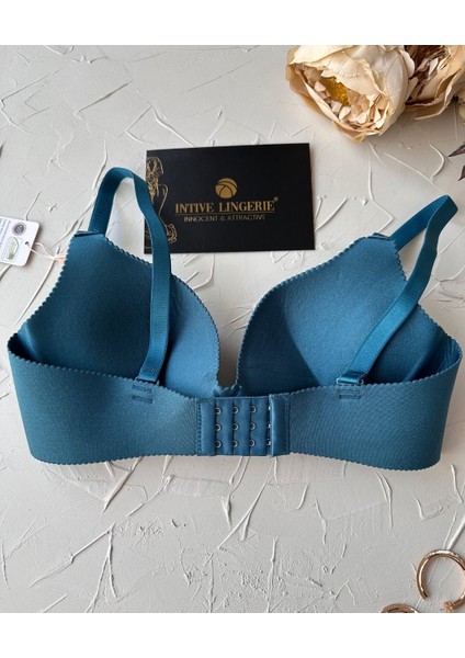 Angelina Push-Up Balensiz Dikişsiz V Yaka Ithal Kaliteli Düz Renk Iz Belli Etmez Sütyen indirimleri