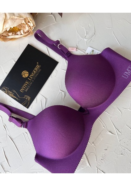 Angelina Push-Up Balensiz Dikişsiz V Yaka Ithal Kaliteli Düz Renk Iz Belli Etmez Sütyen modelleri