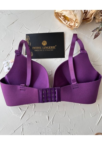 Angelina Push-Up Balensiz Dikişsiz V Yaka Ithal Kaliteli Düz Renk Iz Belli Etmez Sütyen fırsatları