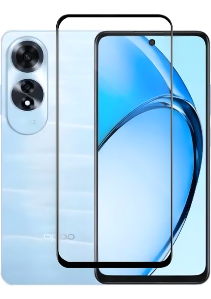 Oppo A60 Kırılmaz Cam Tam Ekran Koruyucu 150CC Antistatik Büyük Kenar 9h Gerçek Temperli Koruma