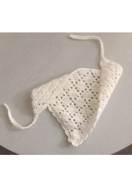 Çocuk Bandana Örgü modelleri