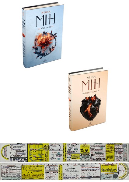 Mıh Serisi 2'li Set Ciltli - Kör Talih - Dilsiz Yankı - Mehsa + Mat. Öğreten Cetvel