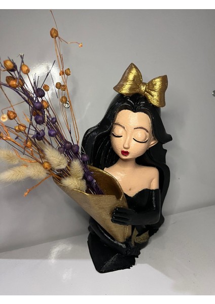 Çiçekçe Kız Biblo 3dbaskı