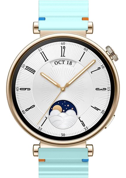 Huawei Watch Gt4 41MM Ile Uyumlu Dalga Desenli Tokalı Yumusaş Soft Silikon Kordon indirimleri