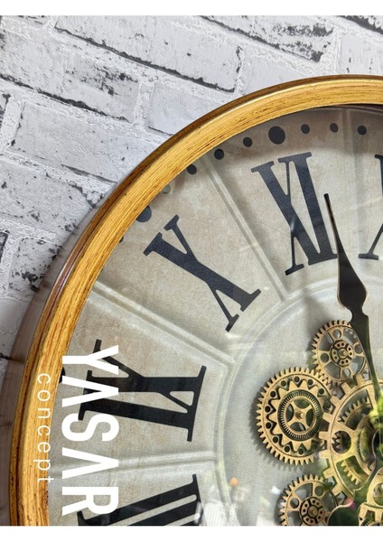 Tickvane Metal Çarklı Duvar Saati 60 cm fiyatları