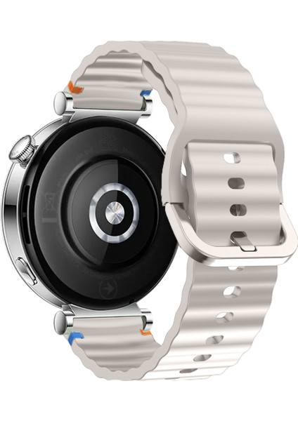 Huawei Watch Gt4 41MM Ile Uyumlu Dalga Desenli Tokalı Yumusaş Soft Silikon Kordon fiyatları