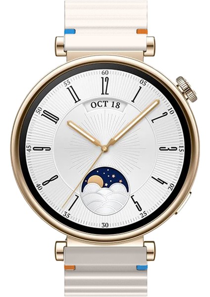 Huawei Watch Gt4 41MM Ile Uyumlu Dalga Desenli Tokalı Yumusaş Soft Silikon Kordon indirimleri