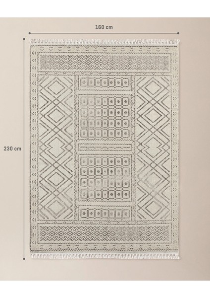 Foison Halı - Krem - 160x230 cm fırsatları