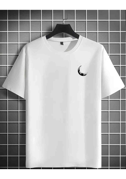 Astronot Ay Baskılı Özel Tasarım Oversize Tshirt fiyatları