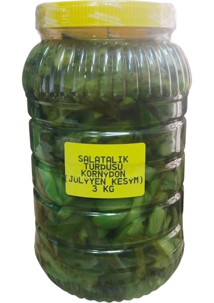 Ev Yapımı Kornişon Salatalık Turşusu Jüliyen Kesim 2 kg modelleri