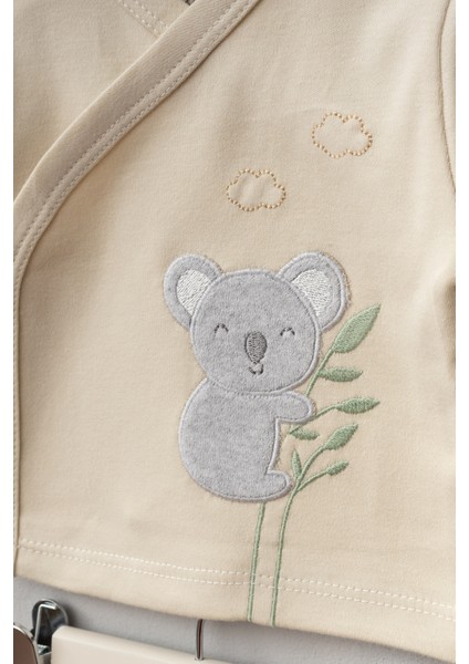 My Baby Kumsal % 100 Coton 10 Lu Hastane Çıkışı Yeni Sevimli Koala Desenli 10089 modelleri