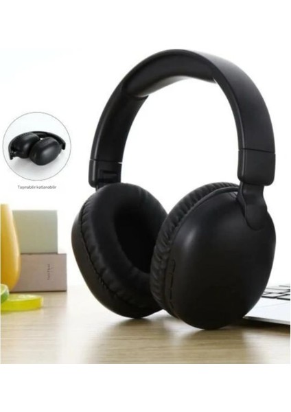 LKB05 Siyah Kablosuz 5.3 Bluetooth Uyumlu Kablosuz Kulaklık Ios Android Uyumlu modelleri
