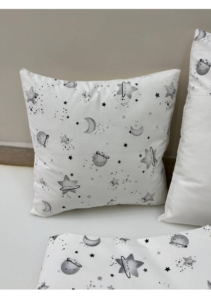 Krem Çocuk Çok Amaçlı Poplin , pikeli ve Ponponlu Nevresim Takımı 6'lı Set fırsatları