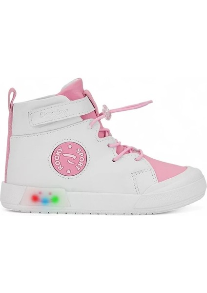 Alaca Kız Çocuk Pembe Işıklı Sneaker ve Günlük Spor Ayakkabı
