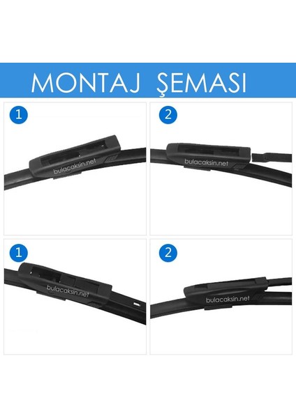 Sentinel Ön ve Arka Silecek Seti Renault Clio 4 2012-2020 ile Uyumlu fırsatları