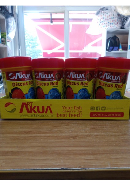 Discus Red Etçil Balık Yemi 40 Gram 3 Paket