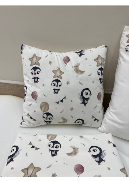 Krem Çocuk Çok Amaçlı Poplin , pikeli ve Ponponlu Nevresim Takımı 6'lı Set fırsatları