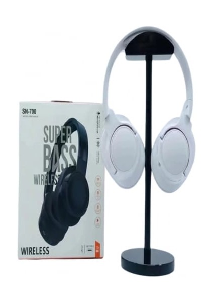 Beyaz SN-700 Kulaküstü 5.1 Bluetooth Version Süperbass Wireless Kulaklık