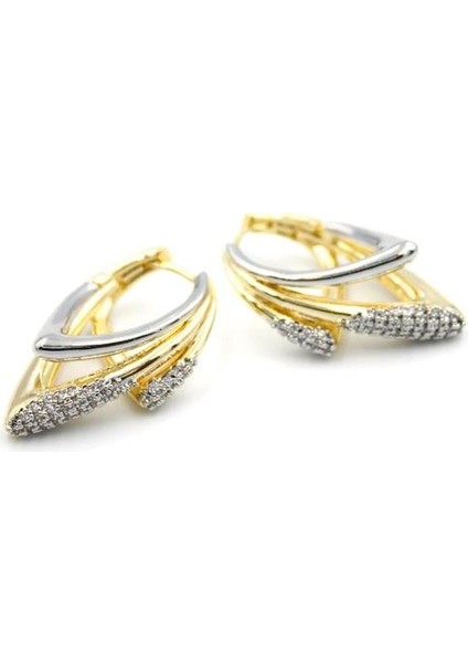 Taşlı Çoklu Küpe - Altın fiyatları