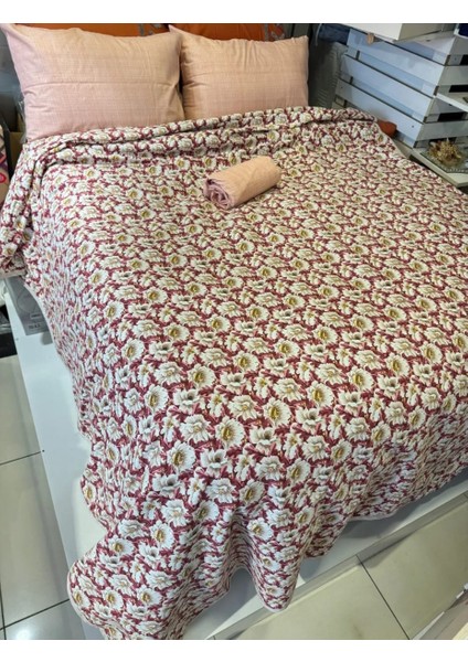 Çiçek Desenli Tek Kişilik Pike – 160X240 cm | Zarif, Ferah ve Konforlu Seçim modelleri