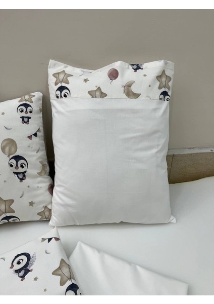 Kahverengi Çocuk Çok Amaçlı Poplin , pikeli ve Ponponlu Nevresim Takımı 6'lı Set indirimleri