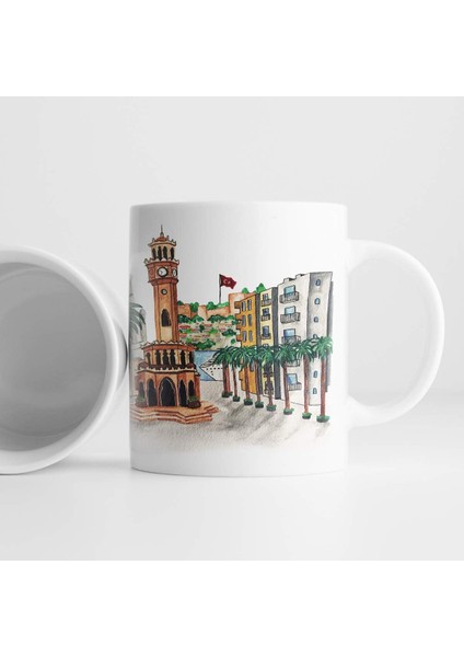 Şehri Tasarımlı Hediyelik Kupa Bardak