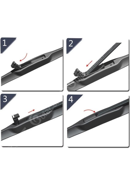 Rbw Hybrid Ön Silecek Takımı Hyundai Accent Blue 2011-2019 ile Uyumlu modelleri