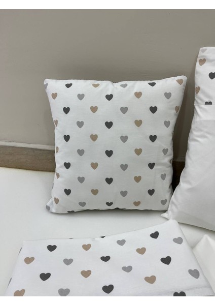 Kahverengi Çocuk Çok Amaçlı Poplin , pikeli ve Ponponlu Nevresim Takımı 6'lı Set fırsatları