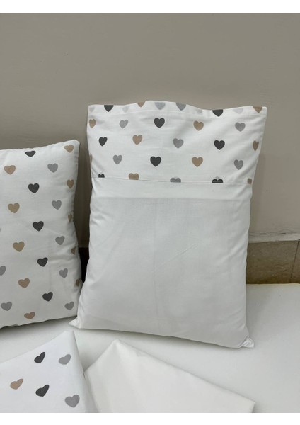 Kahverengi Çocuk Çok Amaçlı Poplin , pikeli ve Ponponlu Nevresim Takımı 6'lı Set indirimleri