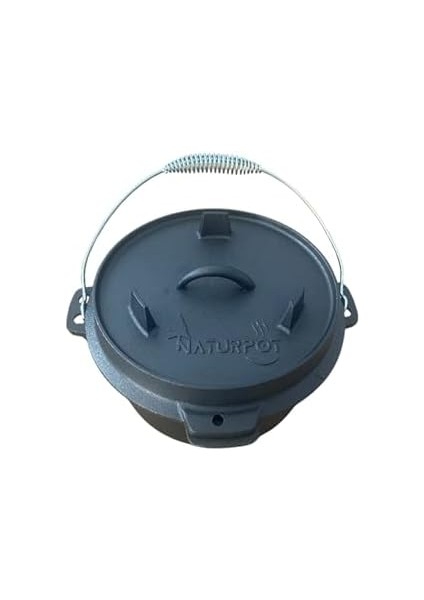 Döküm Tencere 10 Inch Dutch Oven Demir Döküm Kamp Tenceresi 25 cm fiyatları