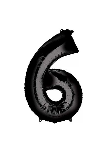 6 Yaş Siyah Folyo Balon+ Siyah Gold Banner fiyatları