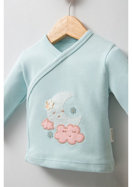 My Baby Kumsal % 100 Coton 10 Lu Hastane Çıkışı Yeni Sevimli Ay balam Desenli 10123 fırsatları