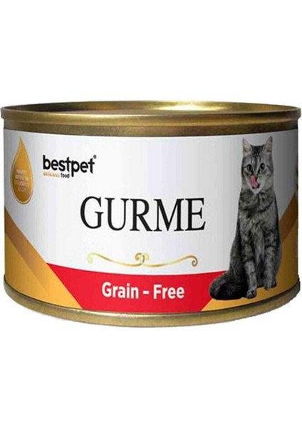 Gurme Tahılsız Jöleli Biftekli Kedi Konservesi 85 gr