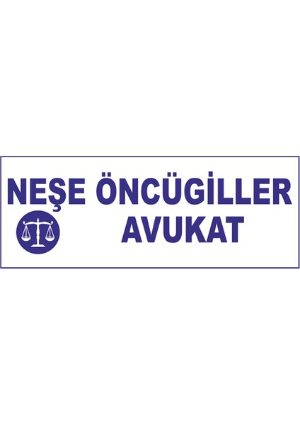 Logolu Avukat Cep Kaşesi Pocket-80 (50mm*19mm) Mavi Keçeli Siyah Kaşe modelleri