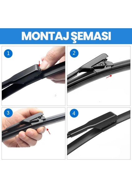 Rbw Muz Silecek Takımı Dacia Sandero 3 2021-2024 ile Uyumlu fiyatları