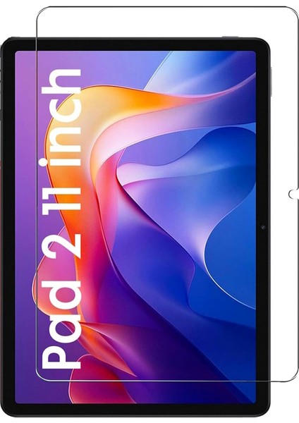 Xiaomi Redmi Pad 2 11 Inç 2025 Tablet Kılıf 360 Döner Deri Standlı Kapak Ekran Koruyucu ve Kalem Set