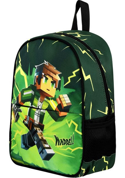 Waddell Lisanslı Maycraft Creeper Temalı Anaokul , Kreş Çantası ısı Yalıtımlı termal beslenme çantası 2li set fırsatları