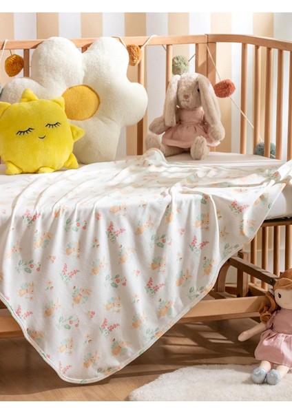 Lcw Home Baskılı Kız Bebek Örtü 90X100 cm (W5)