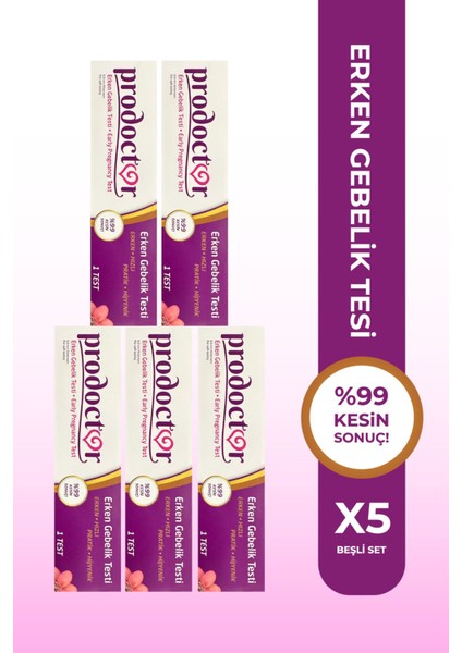 Erken Testi 5 Adet