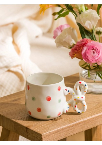 Lcw Home Fiyonk Desenli Seramik Kupa 400 ml (W5)