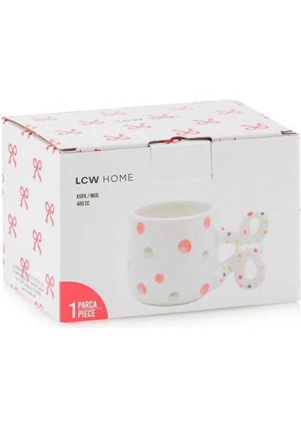 Lcw Home Fiyonk Desenli Seramik Kupa 400 ml (W5) fırsatları