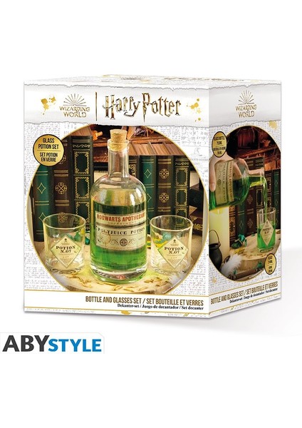 Abystyle - Harry Potter - Bottle And Glasses Set - Viski Seti - ABYTAB060 fırsatları