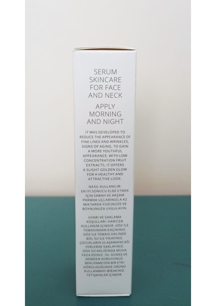 Cilt Serumu Yüz ve Boyun Için 24 Saat Etkili Cilt Bakım Formülü 50 ml