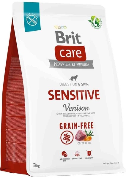 Sensitive Geyikli ve Patatesli Tahılsız Köpek Maması 3 kg