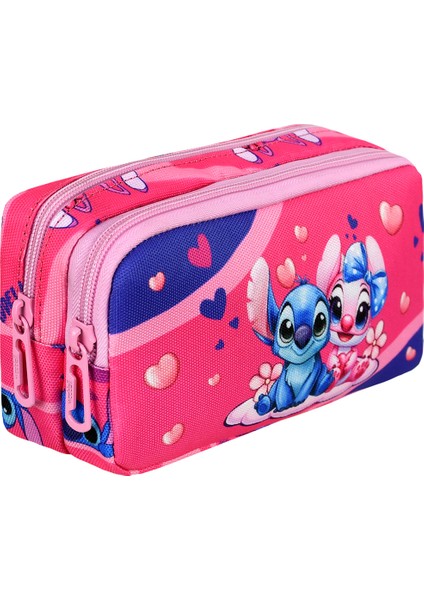 Waddell Lisanslı Stiç Koala Baskılı Desenli Mor-Pembe 2 Cepli Kalem Kutusu fırsatları