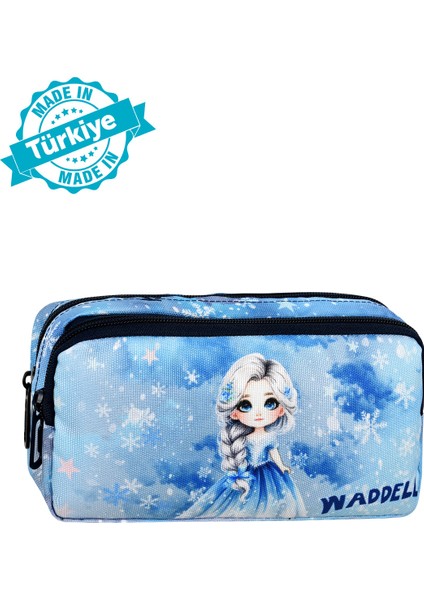 Waddell Lisanslı Buz Kız Elsa Temalı 2 Cepli Kalem Kutusu fiyatları