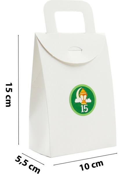 10X15CM 30 Günlük Ramazan Hediye Takvim Seti Boş Hediye Kutusu 30 Ad + 48 Adet Numara Etiketi 4 cm fiyatları