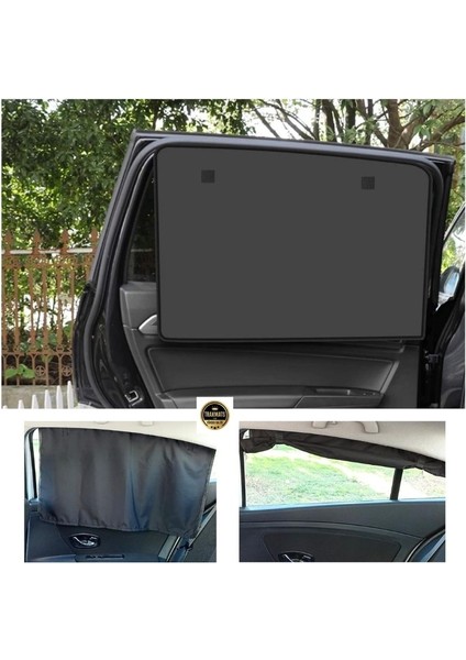 Mitsubishi Pajero 2013-2014-2015-2016-2017-2018 Güneşlik Perde Ön/arka Cam Için Uygun. Ikili Paket. Cırtlı,katlanabilir,tam Gölge fiyatları